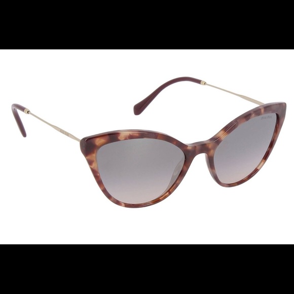 Fancy Miu Bordeaux Acetate Sunglasses - Picture 6 of 10